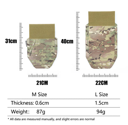 DMGear Tactical Pleated Airsoft Vest Crotch Groin Protection Hunting Gear Accessory Airsoft Men Molle Body Armor Bag Equipment