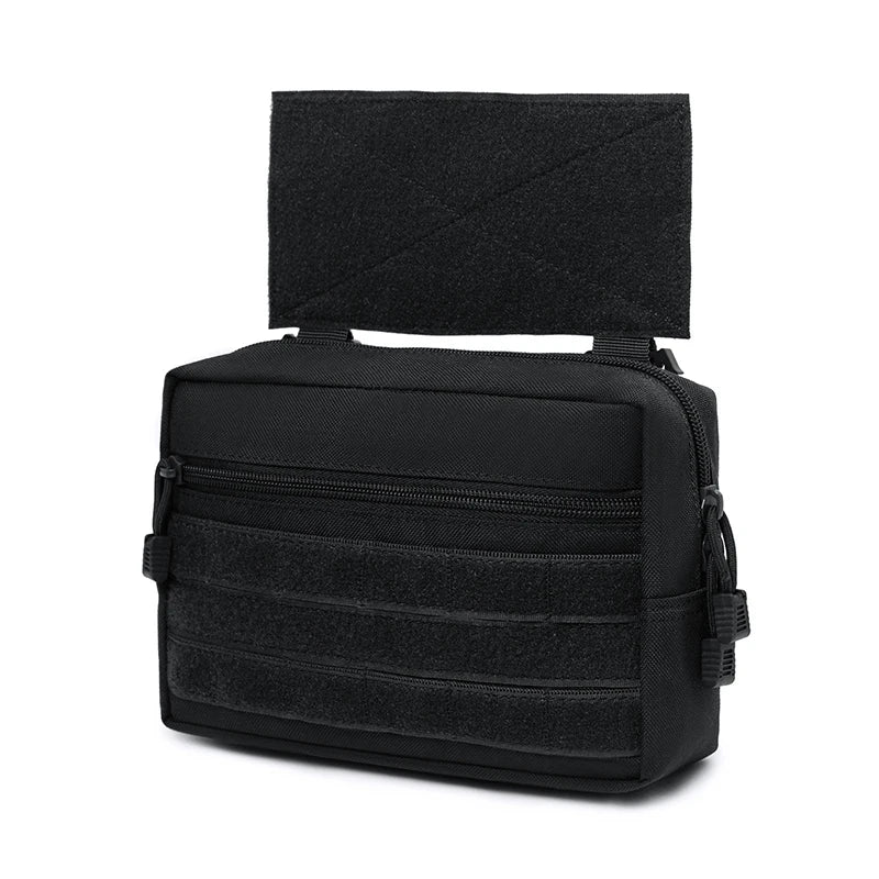 Utility Tactical Vest Dangler Drop Pouch Abdominal Dump Drop Pouch Fanny Pack for JPC/CPC/LBT/D3CR/MK3&4 Plate Carrier Storage