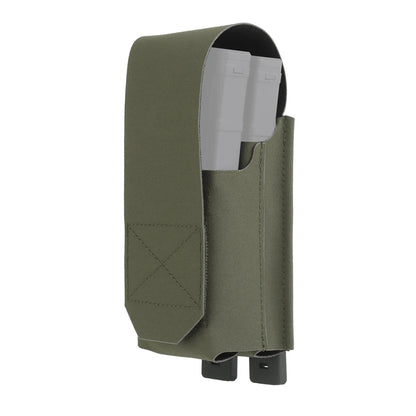 OPHIDIANTAC 5.56 Flip Double Mag Pouch With MOLLE Clips Widely Applicable Mag Holder for Hunting Accessories
