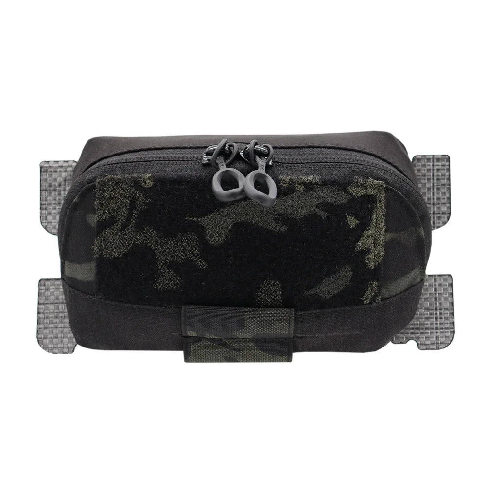 VULPO Tactical FCPC Vest MOLLE Adapt Admin Panel Pouch Chest Expansion Sub Bag Utility Map Pouch For Hunting Airsoft Vest