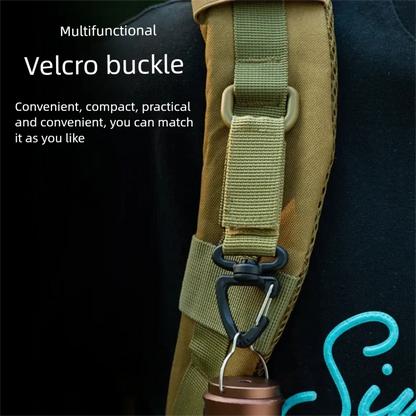 Outdoor Nylon Carabiner Key Hook MOLLE Webbing Buckle Belt Buckle Hanging Camping Climbing Backpack Accessories XKHWGJ02