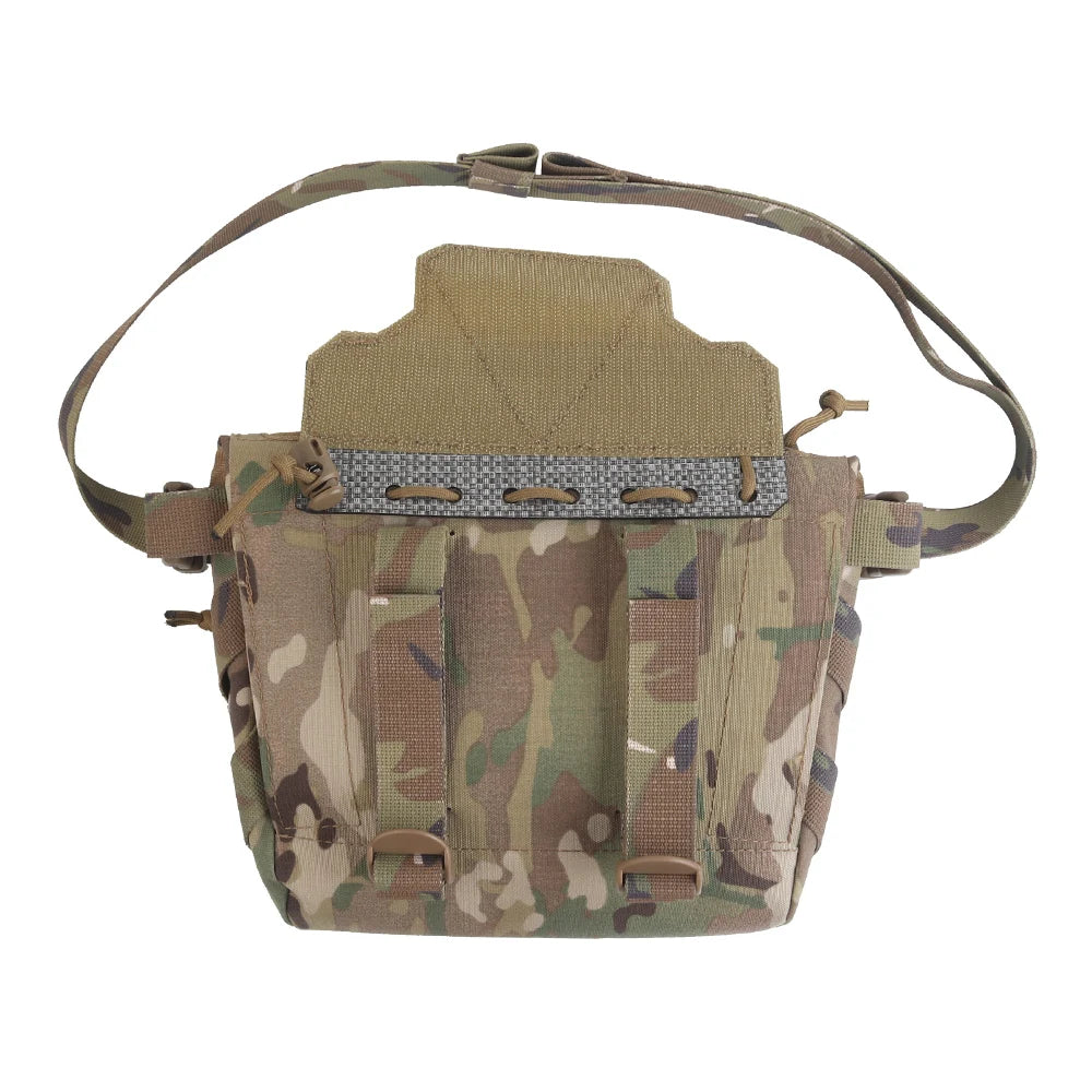 Compact abdominal PC lower bag Tactical Molle Dump Pouch / Utility Belt Bag tactical vest chest equipment tactical tilt bag