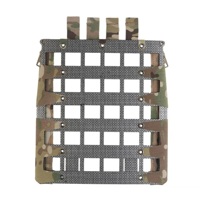 Tactical Molle Zipper Back Panel Board Lightweight Holder Expand Gear Equipment Vest Plate Carrier Hunting Protective Vest