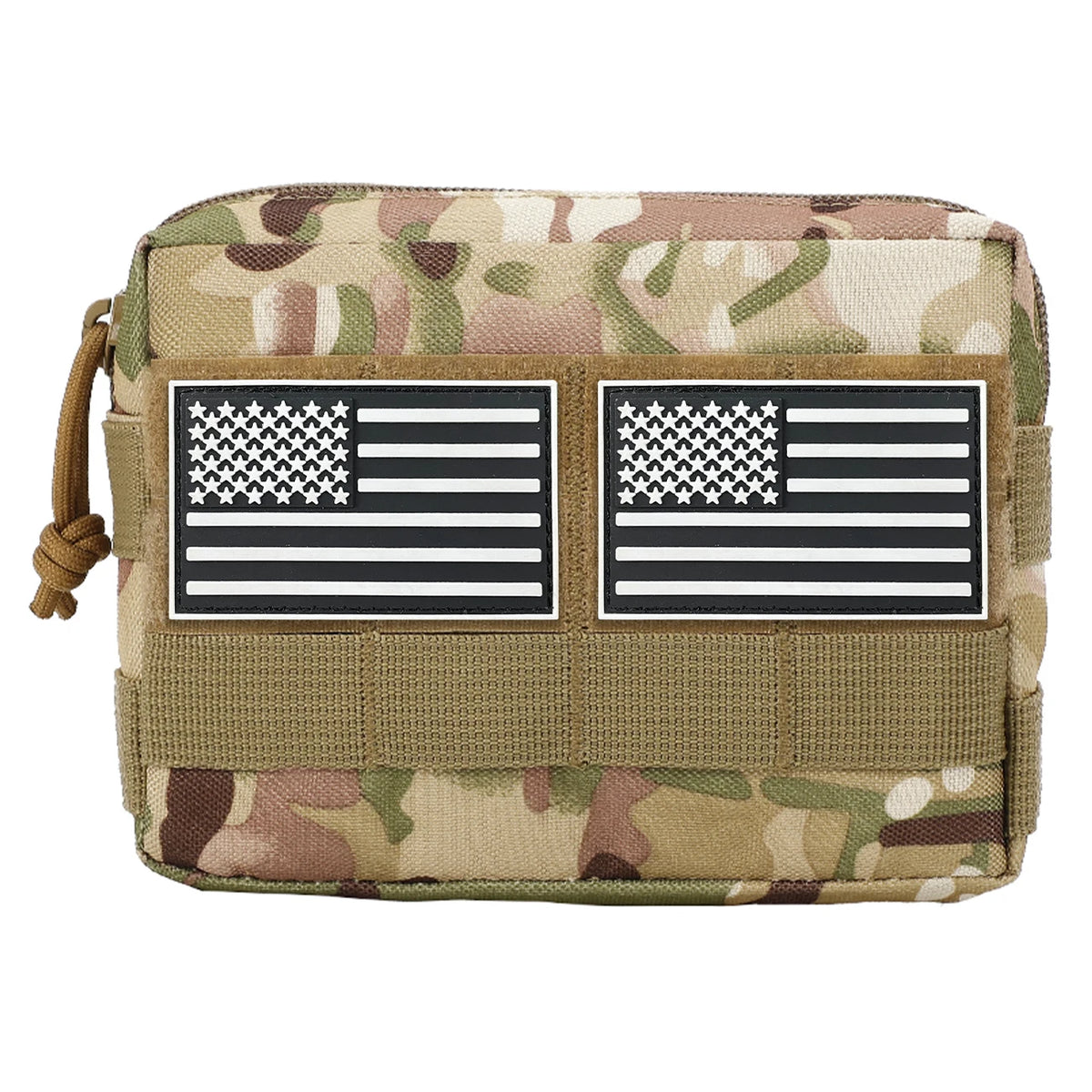 Multi functional hunting accessory bag MOLLE system vest sub bag outdoor EDC storage small bag camouflage tool kit