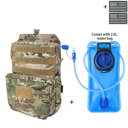 Outdoor Hunting Water Bag Set 2L Large Capacity Drinking Water Bag Portable Water Storage Bag for Hiking and Cycling