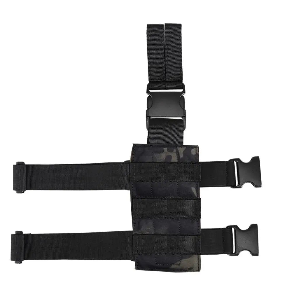 OneTigris Tactical Molle Gun Holster Right Handed Thigh Pistol Bag Pouch Legs Harness For All Handguns Hunting Accessory
