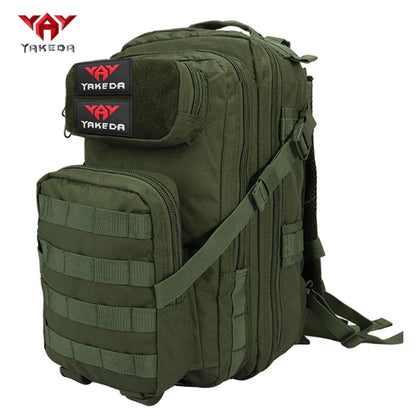 YAKEDA 30L multifunctional outdoor backpack with large capacity and multi compartment design, adjustable chest buckle