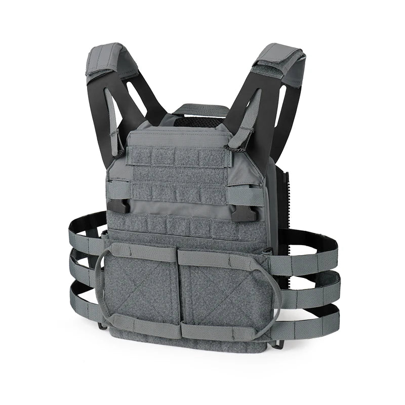 Urban Gray JPC2.0 Lightweight Tactical Vest With Various Accessories