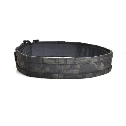50cm 2 inch Width Ronin Style Tactical Molle Belt Outdoor Hunting Double Layer Belt Molle System Belt
