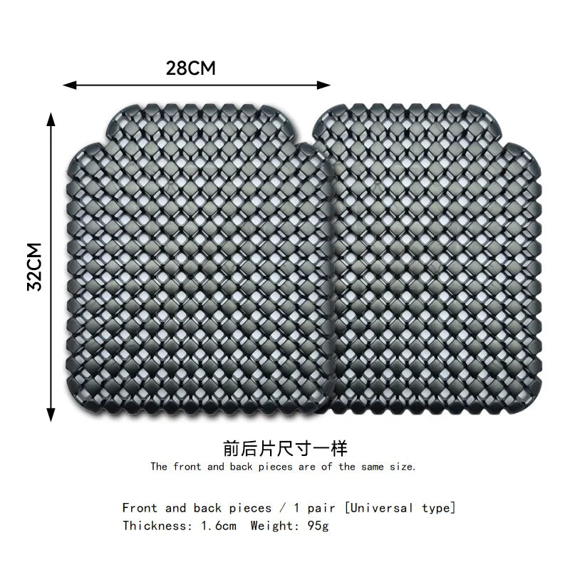Tactical Vest,  Universal Heat Dissipation, 3D Ventilation, Portable Breathable Pad