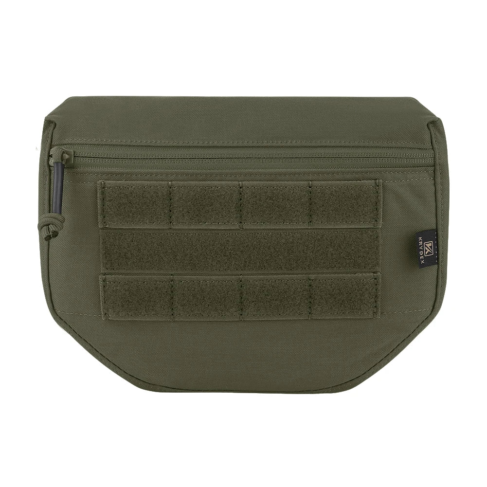 KRYDEX Tactical Dangler Drop Pouch Utility Tool Storage Bag with Hook and Loop for JPC CPC AVS Armor Plate Carrier Vest