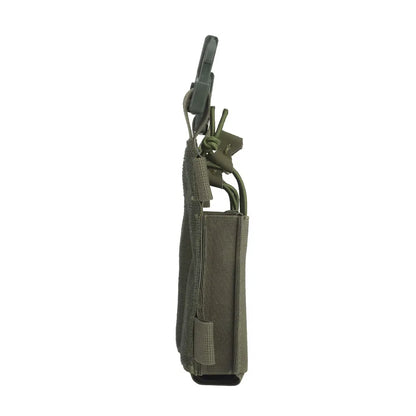 OPHIDIANTAC Insert buckle Triple mag Bag 5.56mm Tactical Rifle Airsoft AR15 M4 M4A1 AK mag bag with quick-pull insert plate