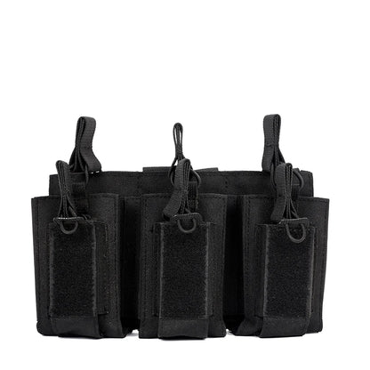 Tactical Mag Holder Triple Mag Pouch Open-Top Mag Pouches Magazine Pouches for M4 M16 AK Molle Backpack Hunting Gear