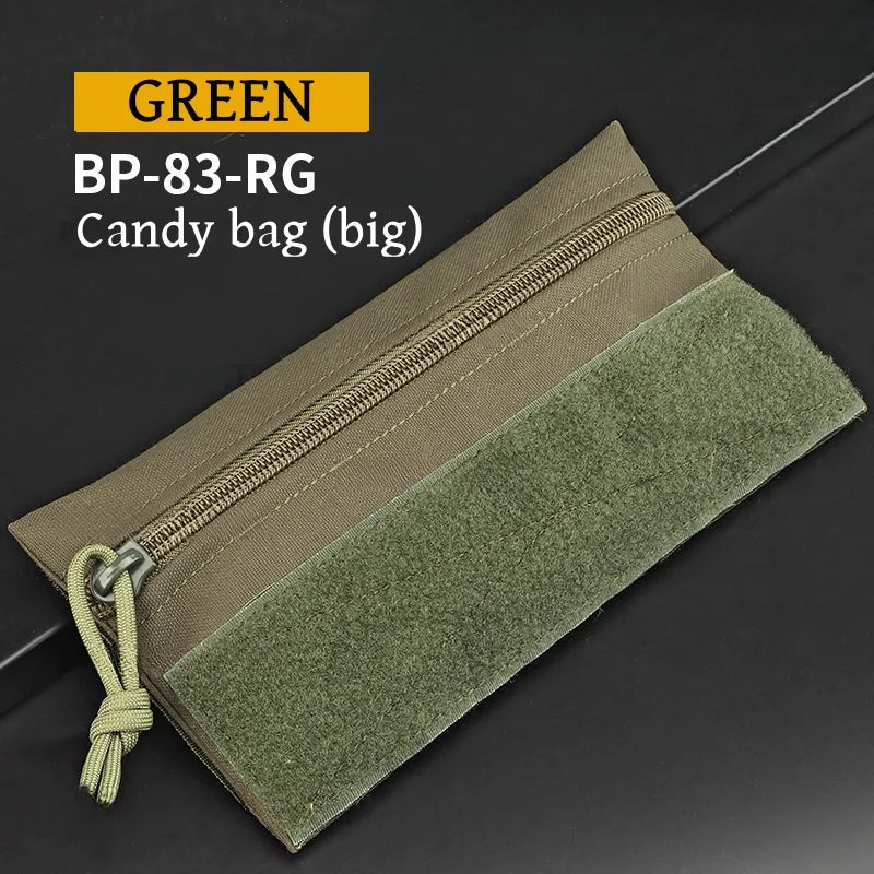 New Outdoor Micro Candy Pouch With Hook&Loop MK3 MK4 Vest Chest Rig Camouflage Portable Storage Camping  Accessories
