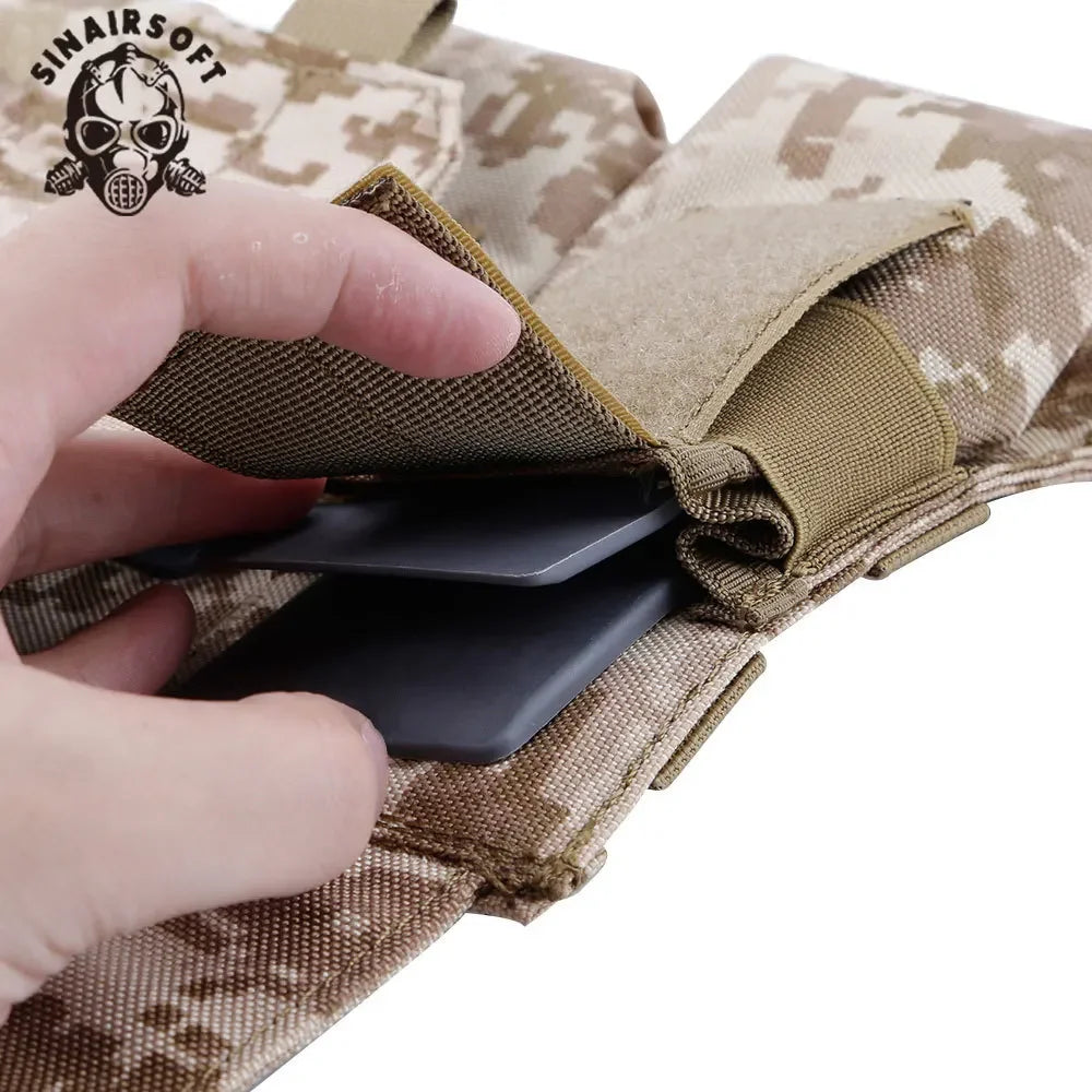 1Pc Hook&Loop Insert Kydex Nylon Magazine Pouch for M4 5.56 Tactical Hunting Holsters Paintball Mag Holder Pouches Accessory