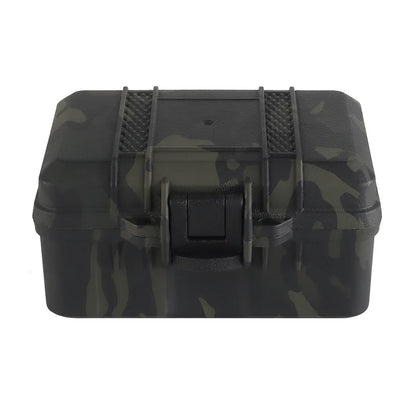 Plastic Toolbox Portable Outdoor Airsoft Hunting Flashlight Storage Box Shockproof Instrument Case Safety Protective Equipment