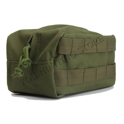 Tactical Molle Utility Pouch EDC Gadget Tool First Aid Backpack Vest Bag Camo Dump Drop Pouch Hunting shooting accessory Bags