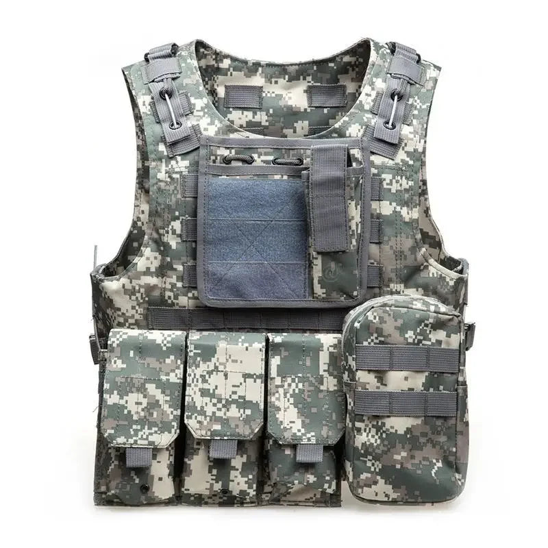 Outdoor Tactical Vest Gear Vest Plate Carrier Airsoft CS Wargame New Style Hunting Equipment Paintball Camouflage Armor