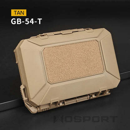 Tactical Waterproof Case Pistol Battery Mobile Phone Bag Protective Double Sponge Shockproof Lockable Airsoft Vest Gear