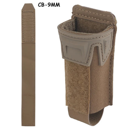 Tactical 5.56mm Single Mag Pouch MOLLE Quick Release Magazine Holder for AR15 M4 Airsoft Vest Plate Carrier Hunting Gear
