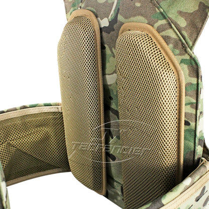 Tactical Vest Pad EVA Foam Mesh Plate Carrier Padding Cushion Soft Baffle Hook And Loop Attachment Hunting Vest Accessories
