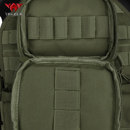 YAKEDA (with American flag) outdoor MOLLE mounted multi-functional vest equipment training snake buckle chest hanging bellyband