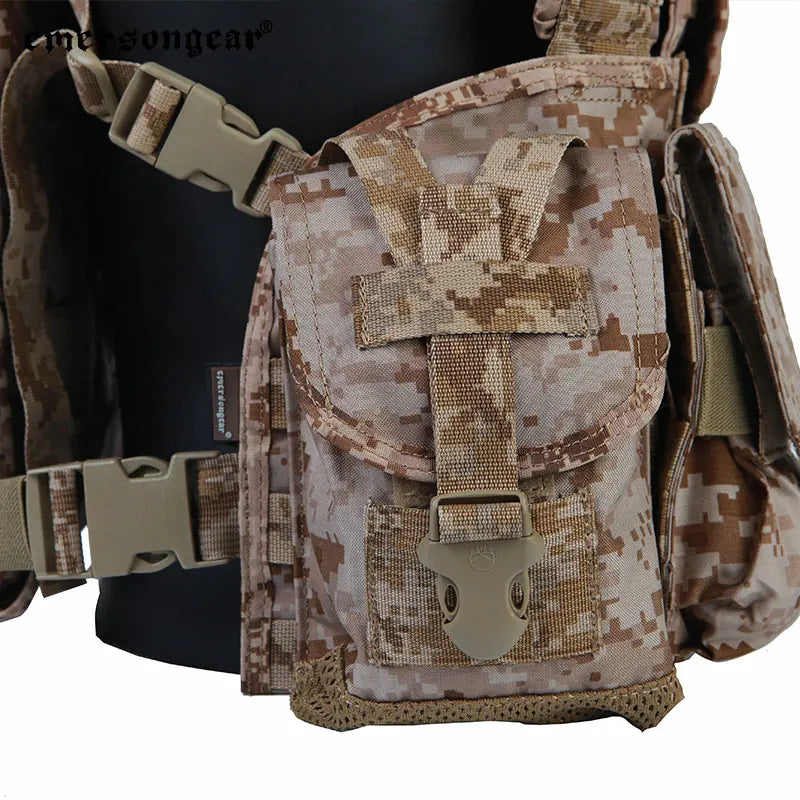 Emersongear For RRV Hunting Vest W/ Magazine GP Pouchs Lightweight Set Training Combat Hunting Hiking Trekking Nylon