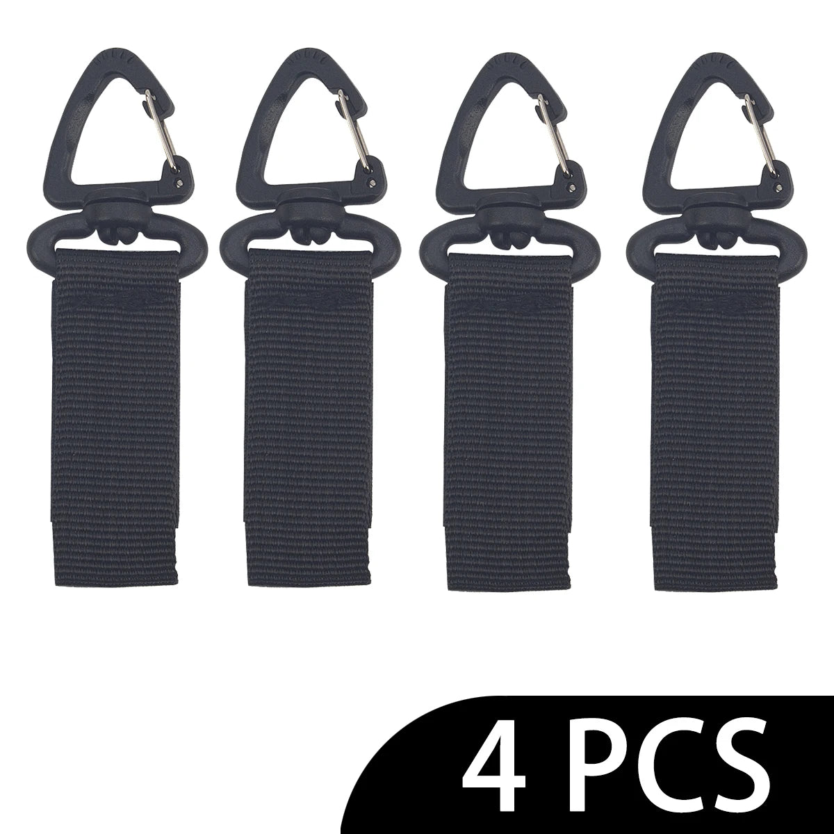Outdoor 360 Rotate Nylon Carabiner Key Hook MOLLE Webbing Buckle Belt Buckle Hanging Camping Climbing Backpack Accessories