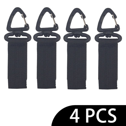 Outdoor 360 Rotate Nylon Carabiner Key Hook MOLLE Webbing Buckle Belt Buckle Hanging Camping Climbing Backpack Accessories