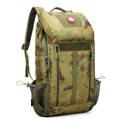 55L Tactical Medical Backpack Knapsack Outdoor Rucksack Camping Survival First Aid Backpack for Camping Hunting Sport
