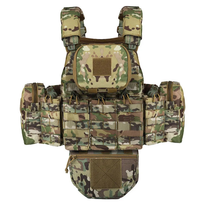 Quick-release Hunting Vest Molle Multifunctional Outdoor Tactical Vest YAKEDA Vest With Detachable and Expandable Shoulder Strap