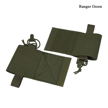 Tactical Elastic MBITR Radio Holder Wingman Pouch AR M4 5.56 Magazine Storage Shock Cord Retension Hunting Vest Accessories