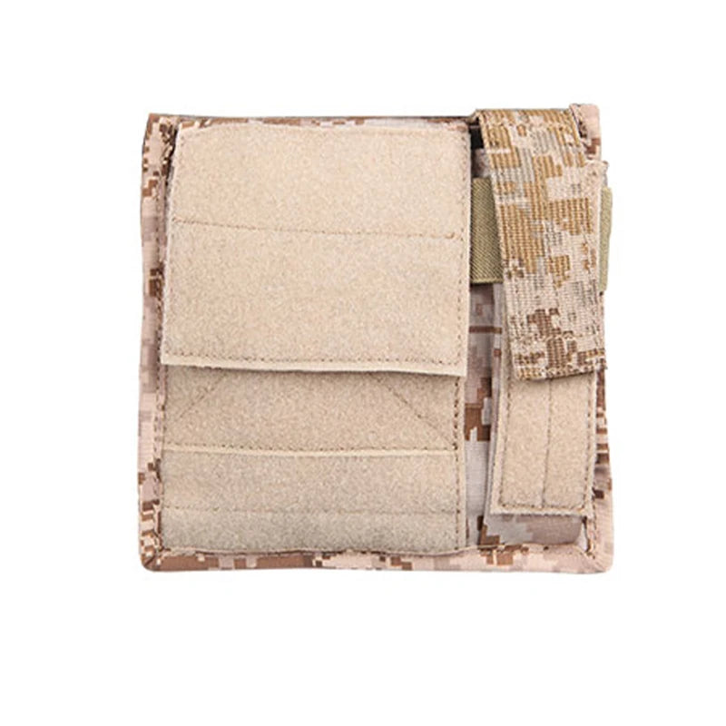 Emersongear Admin Light Map Pouch Storage Purposed Bag Pack Panel Molle Loop Hook Hiking Hunting Outdoor Nylon EM9022