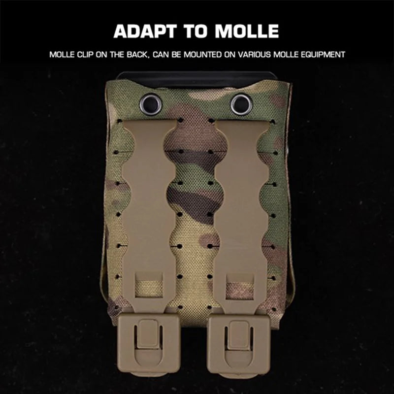 Lightweight Mag pouch AR15 M4 5.56/9mm MOLLE Magazine Pouch Built-in Nylon Holder Insert Hunting Rifle Pistol Gear