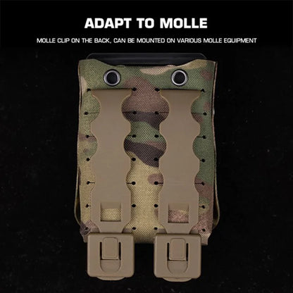 Lightweight Mag pouch AR15 M4 5.56/9mm MOLLE Magazine Pouch Built-in Nylon Holder Insert Hunting Rifle Pistol Gear