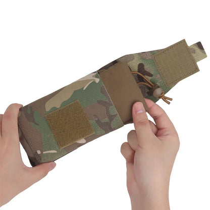 Collapsible Quick Access Camo Utility Pouch MOLLE Panel Magazine Dump Bag Reinforced Fabric Outdoor Gear