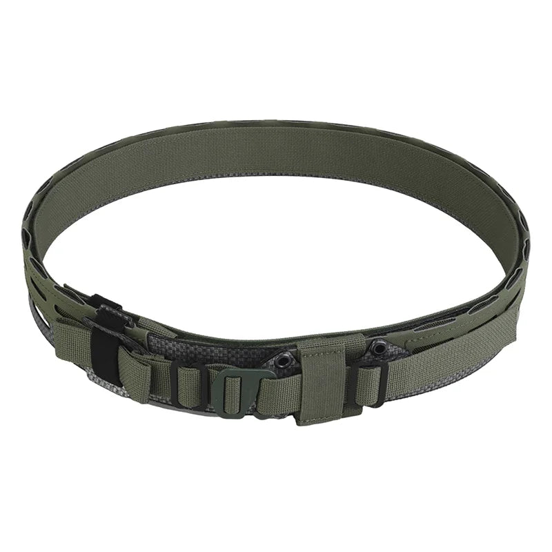 Modular Lightweight Dual Layer Belt Multi Purpose Organizer for Outdoor Airsoft Gear Adjustable Attachment System