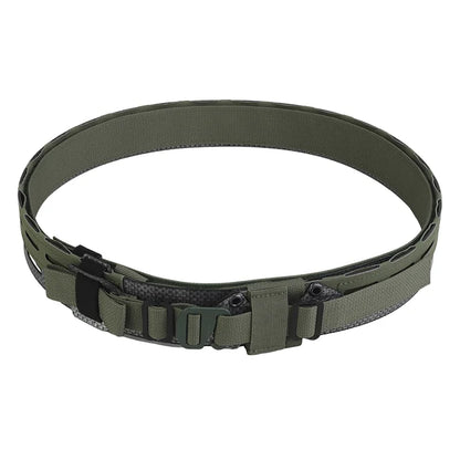 Modular Lightweight Dual Layer Belt Multi Purpose Organizer for Outdoor Airsoft Gear Adjustable Attachment System