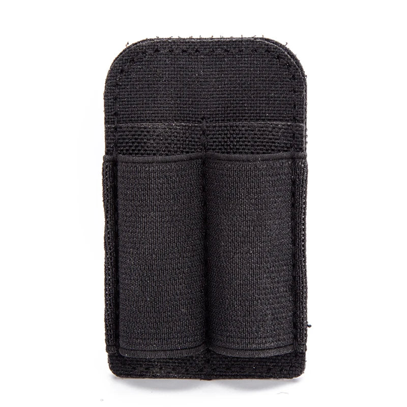 Tactical 2 Rounds Buttstock Ammo Pouch 7.62mm Bullet Magazine Hunting Accessories 2 Hole Ammo Shell Holder Shotgun Bullet Pouch