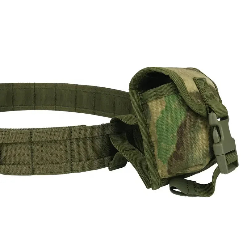 Tactical Vest Tactical Combat Duty Utility Belt Tactical Waist Bag 8 in 1 ATFG MOX Camouflage Molle Combat Belt With Pouches