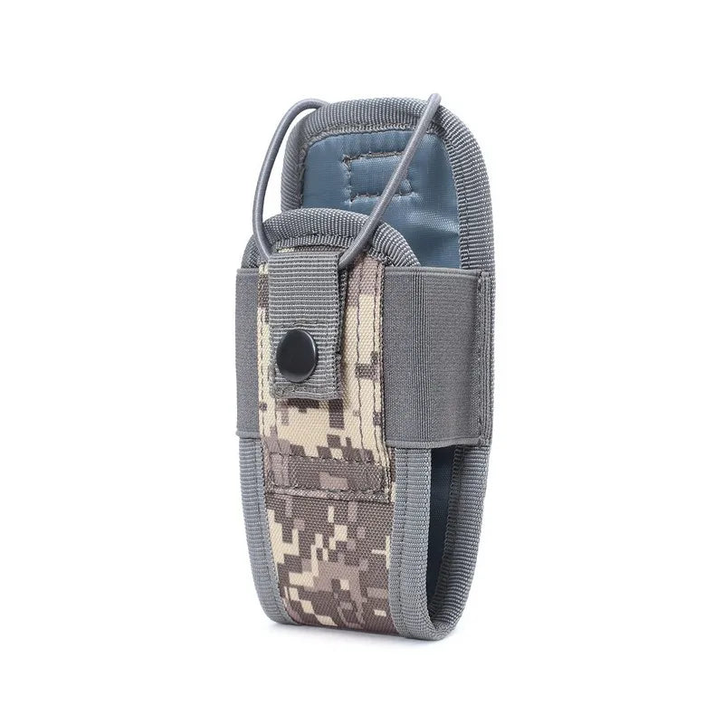 Molle Radio Walkie Talkie Pouch Outdoor Portable Interphone Holster Carry Bag for Hunting Camping Interphone Holster Pocket Bag