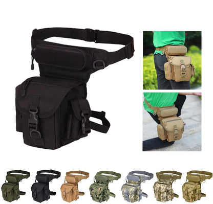 Waist Bag Tactical Cycling Leg Bag Men's Waterproof and Anti-fall Practical Thigh Bag Multi-purpose Belt