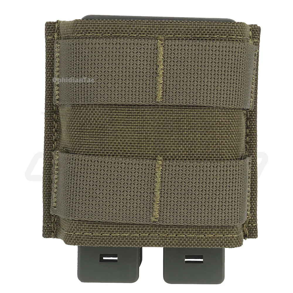 OphidianTac Molle Single 7.62 Mag Pouch Short Fast Pouch KYWI Kydex Wedge Insert Magazine Holster for 7.62mm Magazine