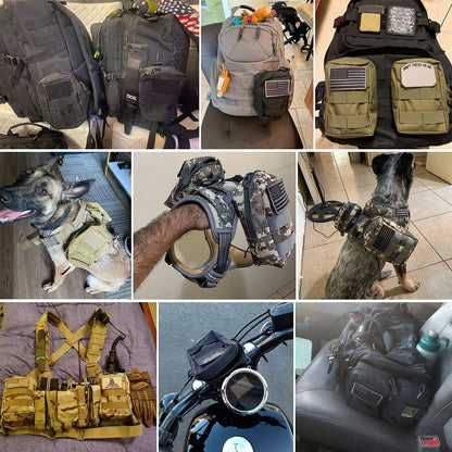 Molle Pouches 600D Small Tactical Waist Bag Water-Resistant Utility EDC Phone Bottle Pouch Men for Outdoor Backpack Attachments