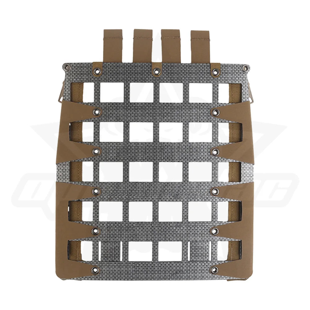 OPHIDIAN Plate Carrier Back Panel MOLLE Zipper Kit FERRO Style FCPC V5 Hunting Vest Lightweight Stand Extension Gear