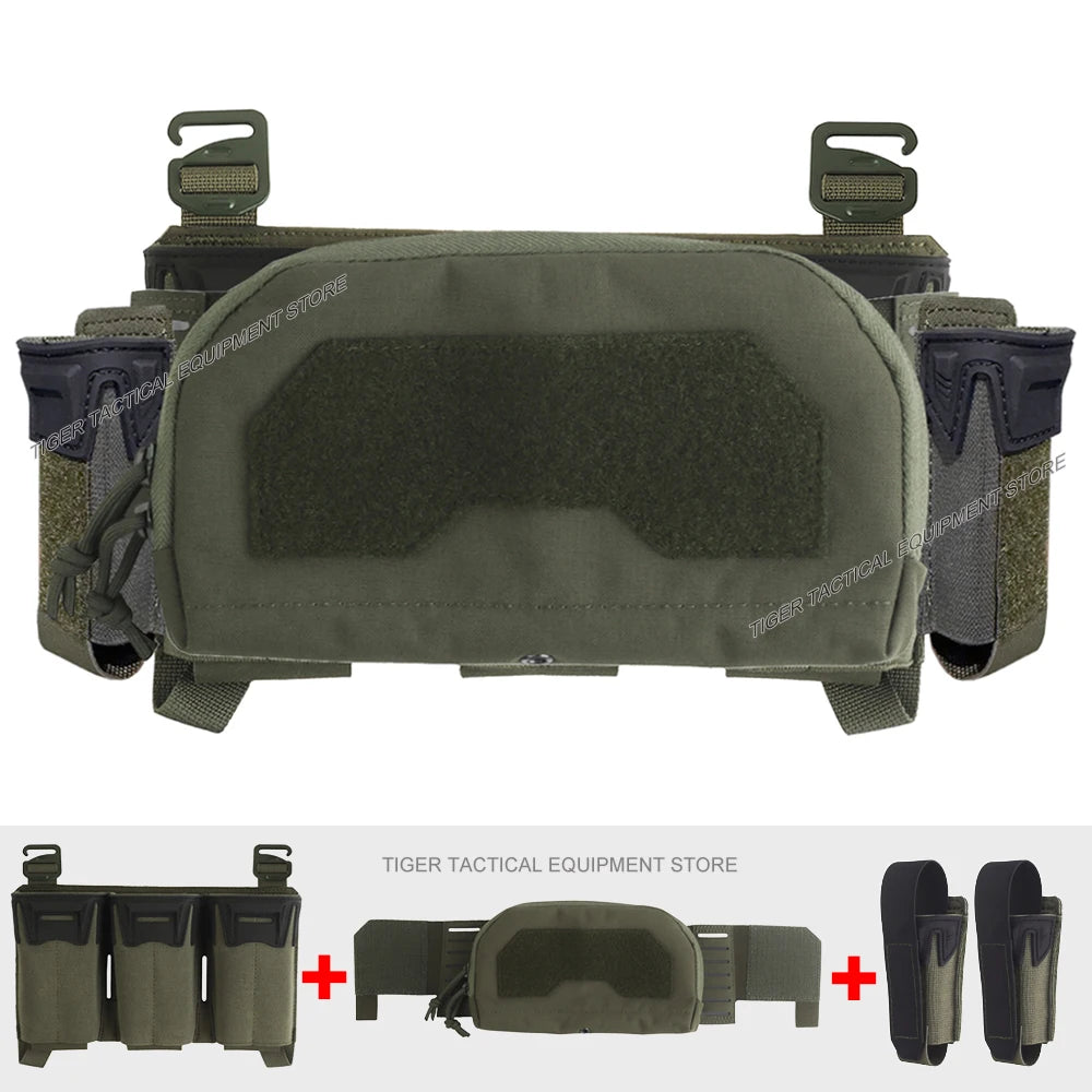 Tactical Multi-caliber Mag Pouch Placard 2nd Layer Admin Pouch Set MOLLE Quick Pull Airsoft Hunting Plate Carrier Front Panel