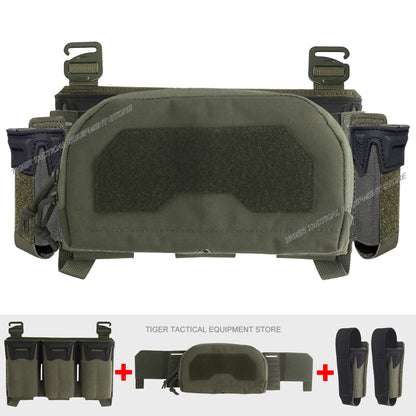 Tactical Multi-caliber Mag Pouch Placard 2nd Layer Admin Pouch Set MOLLE Quick Pull Airsoft Hunting Plate Carrier Front Panel