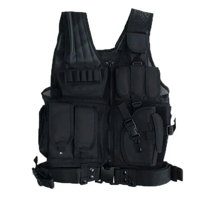 Multicam Green Multi-Pocket Swat Tactical Vest Combat Body Armor Vests Security Hunting Outdoor CS Game Airsoft Training Jacket