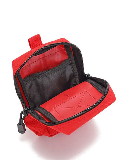 Waterproof Waist Bag EDC Tool Vest Pouch Mobile Phone Bag Tactical Outdoor Sport Hunting Travel Belt Pouch With PVC Patche