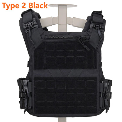 Tactical Vest Plate Carrier 3.0 Mesh Comfortable Quick Release on/off Hunting Cummerbund Fast Adjust Multi-size Airsoft Gear